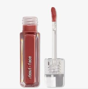 NIB About-Face Light Lock Lip Gloss - Angel On Fire